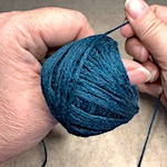 How to hand-wind a skein of yarn