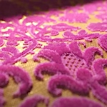 Hand woven velvet using ancient looms