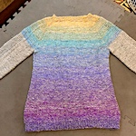 Handspun gradient sweater