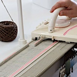 Why spinners might love the knitting machine