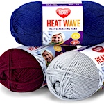UV-sensitive yarn gets much warmer when exposed to the sun's rays