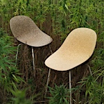 Chairs made from hemp and eelgrass