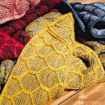 Fusion Knitting and the Honeycomb Conjecture Blanket