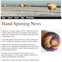 Hand Spinning News January 2015