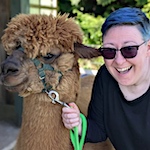 Alpaca yarn from larch green farms