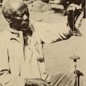 Lobedu man spinning wild cotton