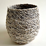 Vessels made from self-harvested and handspun milkweed