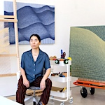 Fiber artist Mimi Jung searches for safety in yarn