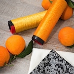 Sicilian oranges made into clothes
