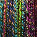 Knitting a rainbow! Ã¢Â€Â“ Fibre to yarn to shawl