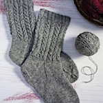 Power of Ten Socks by Carol Huebscher Rhoades