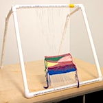 Basic loom with pvc pipe