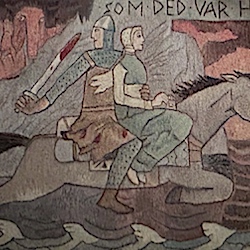 A unique textile exhibition at Bryggens Museum, Bergen