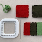 Make Pin-Loom Rectangles from Squares