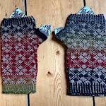 Argyle Wrist Warmers by Emily Snyder