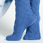 Rogue Wave Socks by Kate Atherley