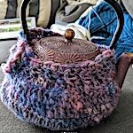Rustic teapot cosy
