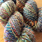 Scrappy 3-ply from leftover bobbins