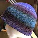 Simple knit cap