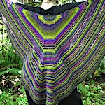 Simple Faroese Shawl by Lorna Pearman