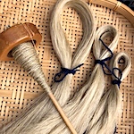 Spinning flax for weaving