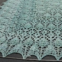 Prairie Rose shawl