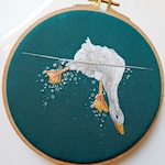 Intricate Split-View Embroideries