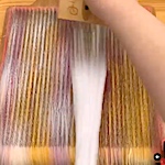 Drafting thin layers of fibre