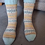 Trusty Toe Up Socks