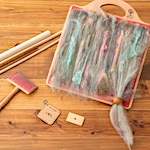 Tulle and tools for blending boards