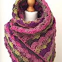 Tulpen crochet shawl