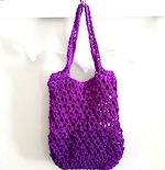 Violet Summer Tote by Justyna Srock