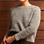 Waffle Pullover by Amy Christoffers