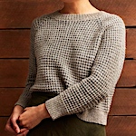 Waffle Pullover by Amy Christoffers