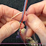 Weaving without shuttle, beater or heddle