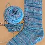 Handspun sock