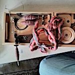 What do you spin cotton on?