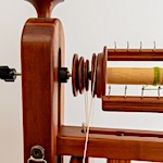 The drive system on flyer/bobbin spinning wheels