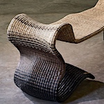 Traditional Indian basketweaving techniques translate into contemporary installations