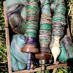 Spinning batt by spindle