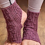 Yoga socks by Caroline Birkett